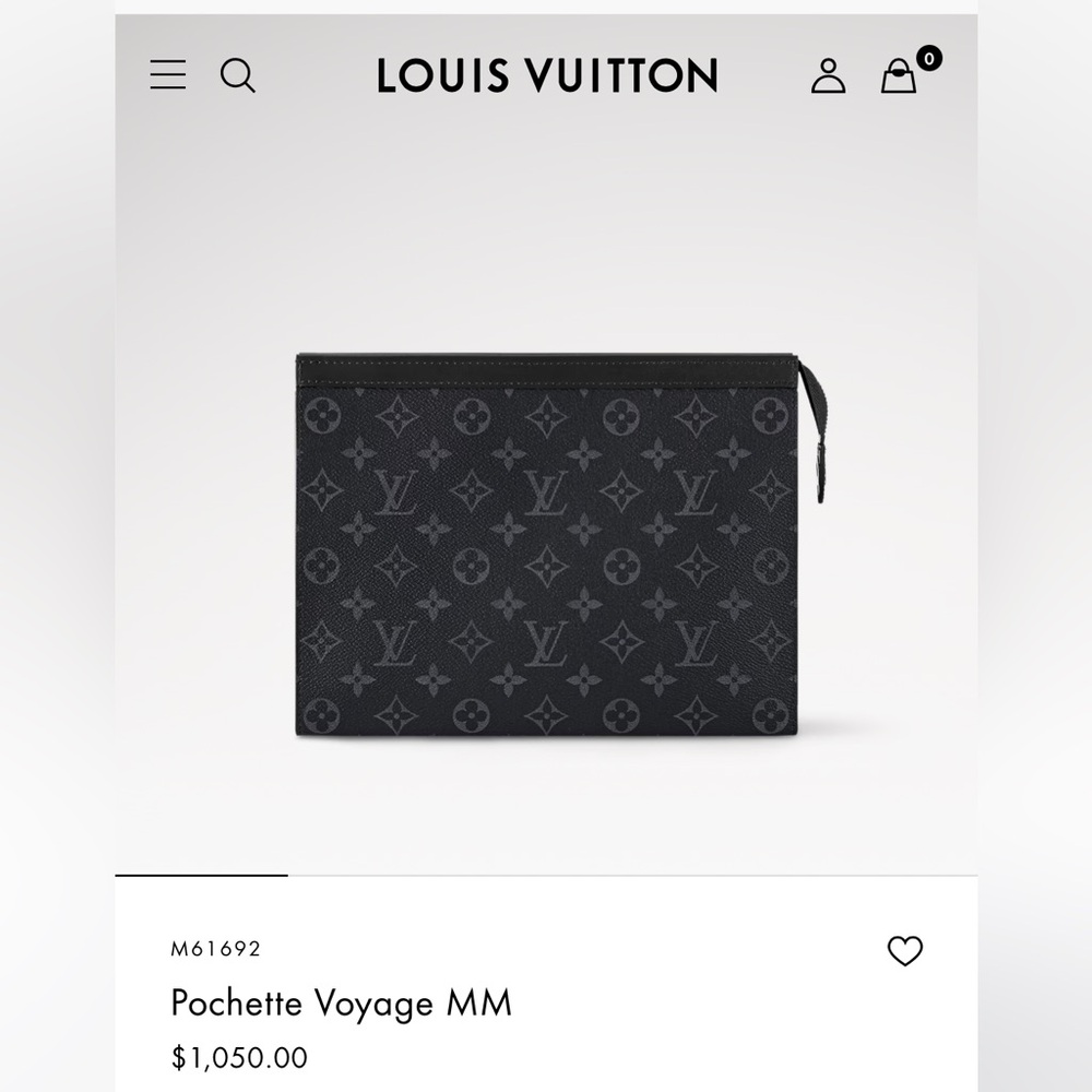 🖤🩶 Louis Vuitton Pochette Voyage MM